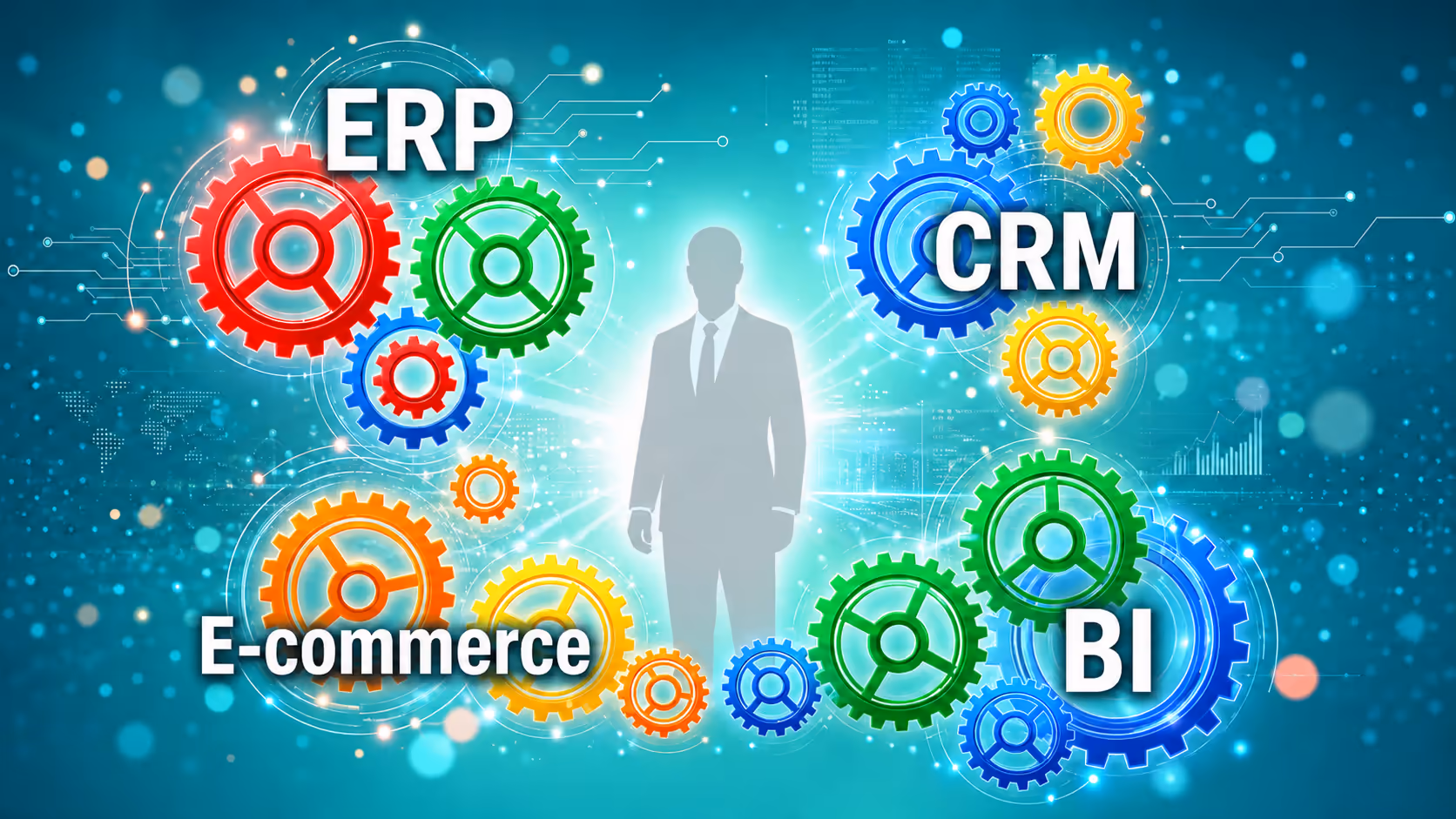 מרכז האינטגרציות של WEBLET — חיבור למערכות ERP, CRM, WMS, BI, ניהול פרויקטים ומסחר אלקטרוני